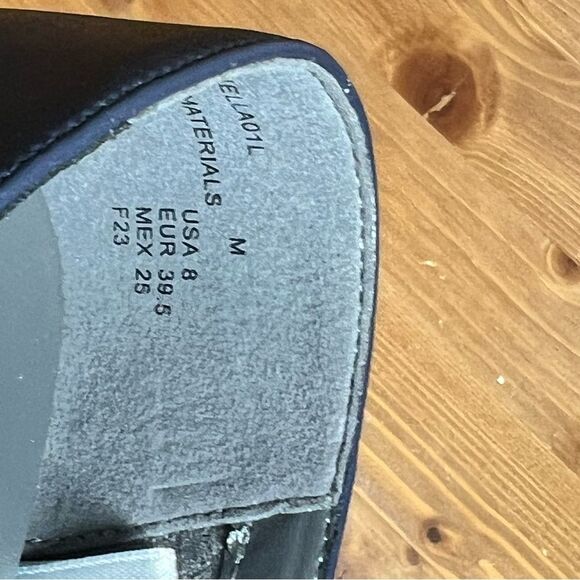 Aerosoles Blue Quilted Loafer Slip On Flat Shoe Size 8 NWT - Picture 8 of 10